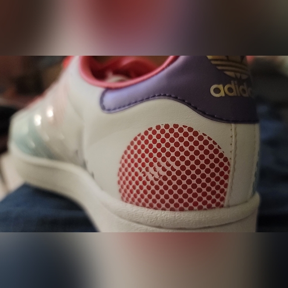 Adidas Superstar J Chinese New Yr- Yr of the OX Polka Dot Sneakers Jr Sz 7-W 8.5 - Picture 11 of 12